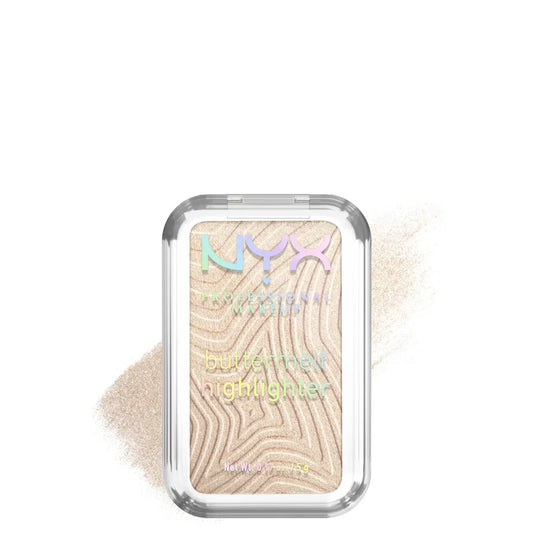 NYX Professional Makeup Buttermelt Powder Highlighter, Buildable & Buttery Soft Creamy Finish
