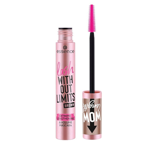 Essence Lash Without Limits Extreme Lengthening & Volume Mascara (Brown Mascara)