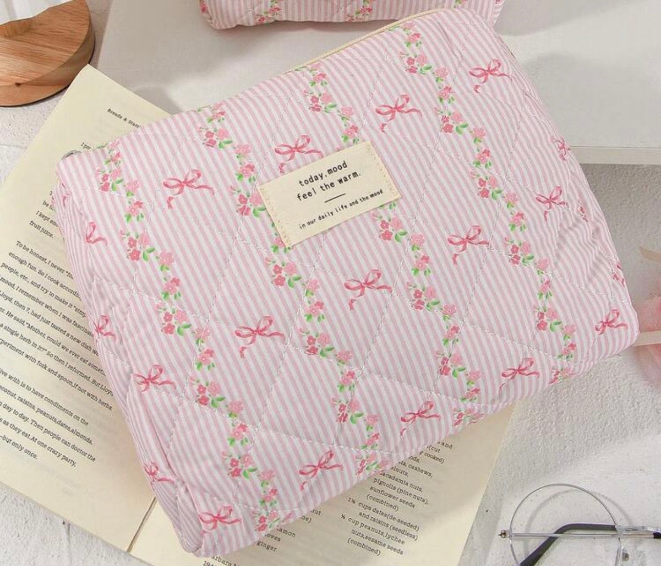 Coquette Girly Makeup Bag