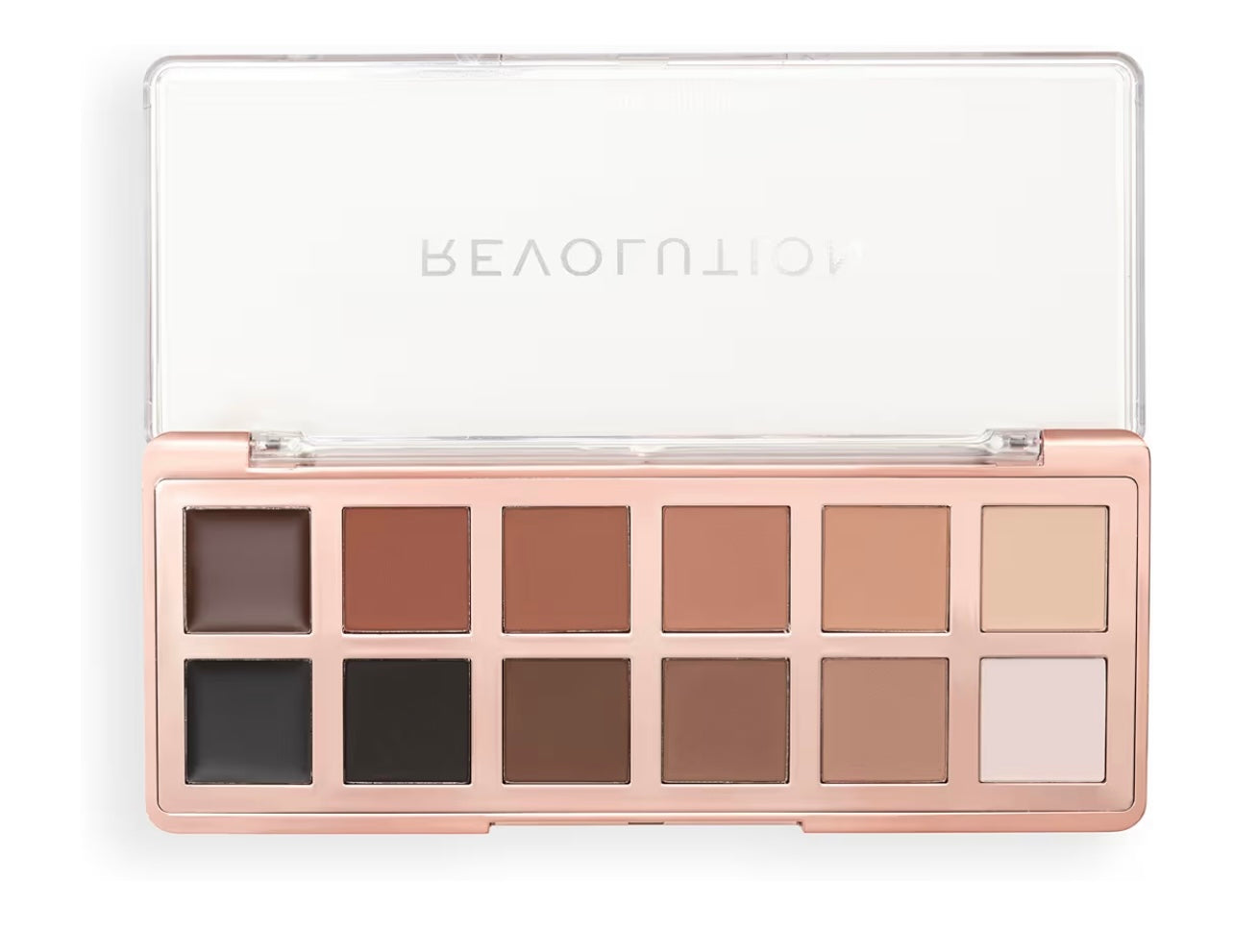Revolution, The Master Icon Matte Nudes Palette, 12 Shades, High-Impact Pigment, Vegan & Cruelty-Free