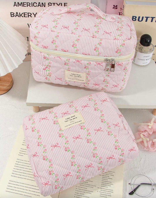 Coquette Girly Makeup Bag