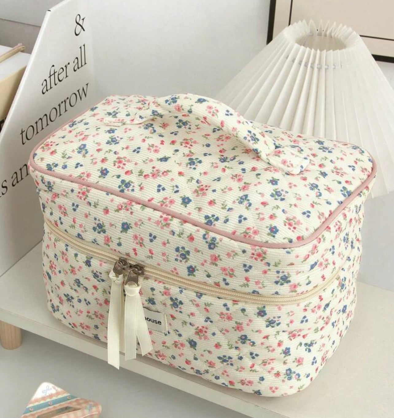 Floral Print Makeup Bags
